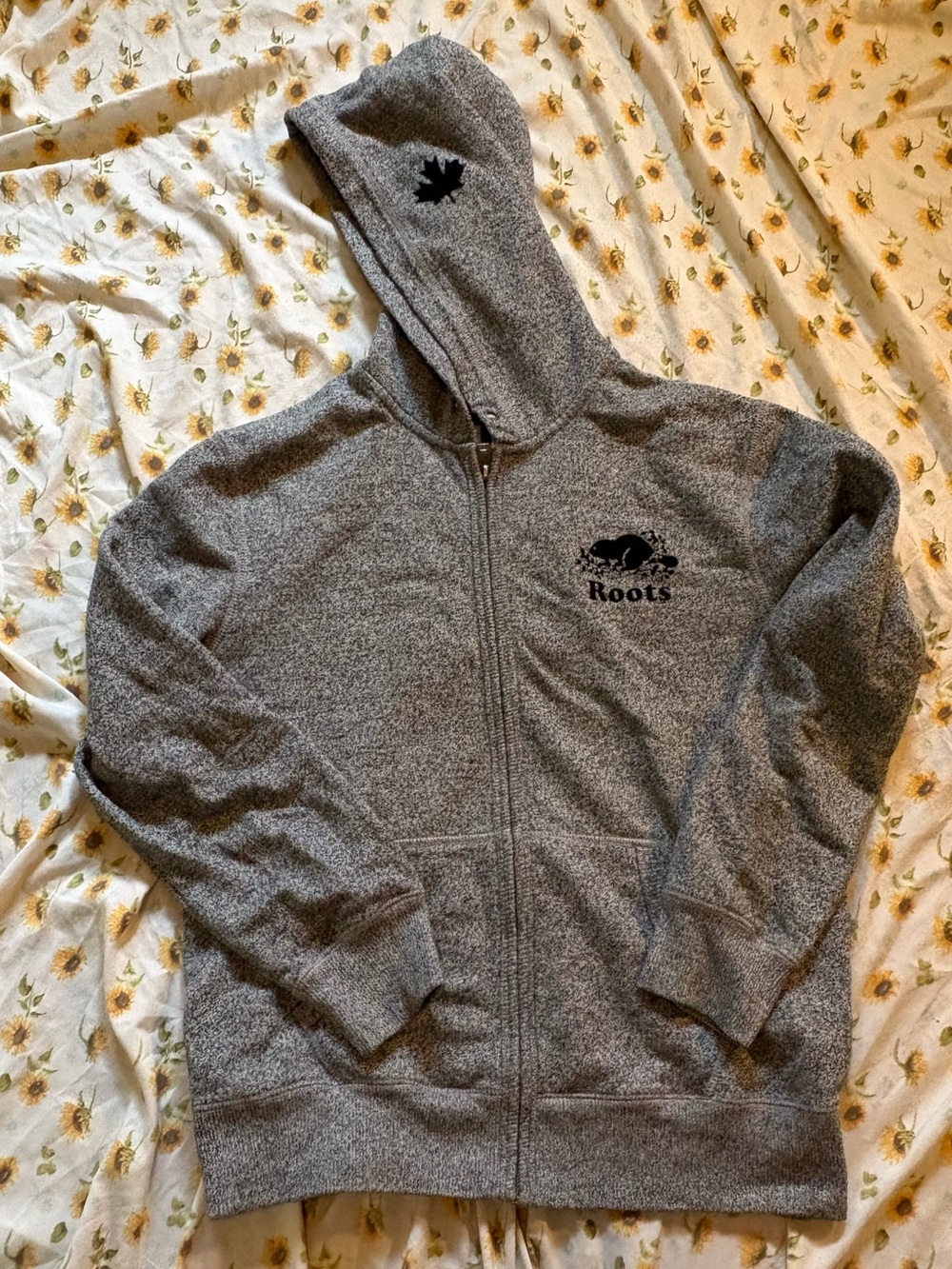 Roots Salt & Pepper Zipper Hoodie